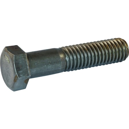 Newport Fasteners Grade 2, 7/8"-9 Hex Head Cap Screw, Plain Steel, 8 in L, 25 PK 243845-25